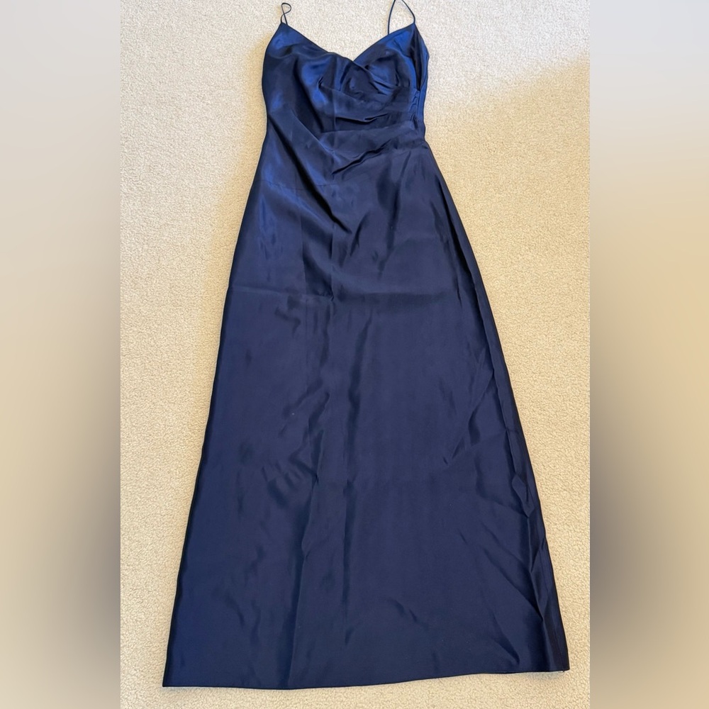 Laundry By Shelli Segal Midnight Blue Maxi Dress